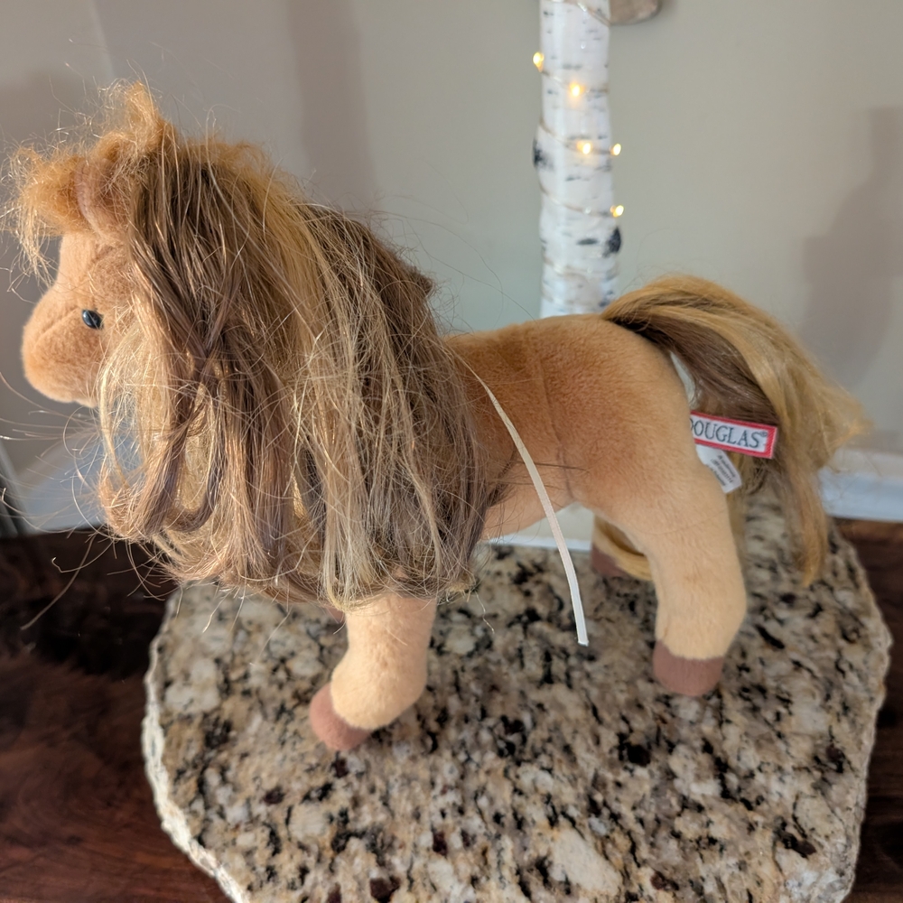 Douglas Light Brown Plush Horse Stuffed Animal